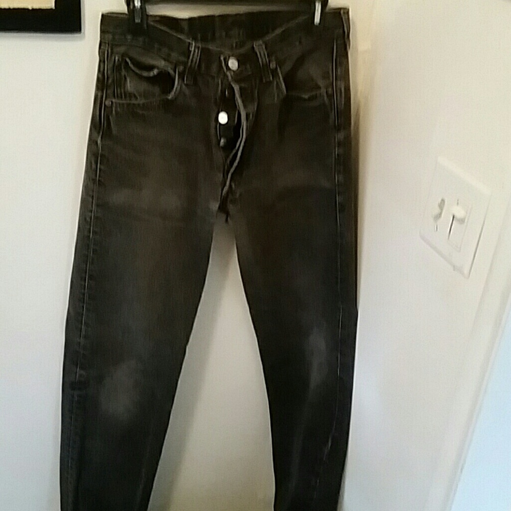 Levis 501 black jeans